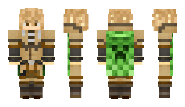 Minecraft skin Brockey