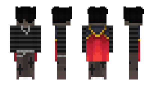 Minecraft skin Flossenmonster