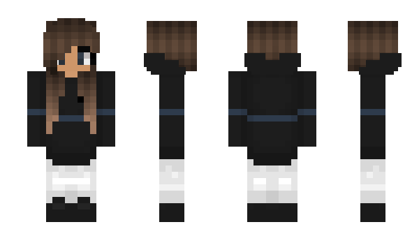 Minecraft skin Blacksay