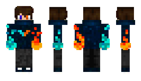 Minecraft skin BlueAndYellow