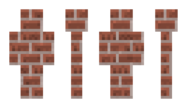 Minecraft skin Bricks