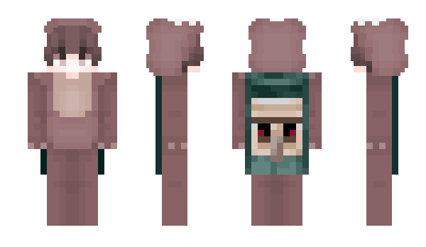 Minecraft скин по нику loveotters5