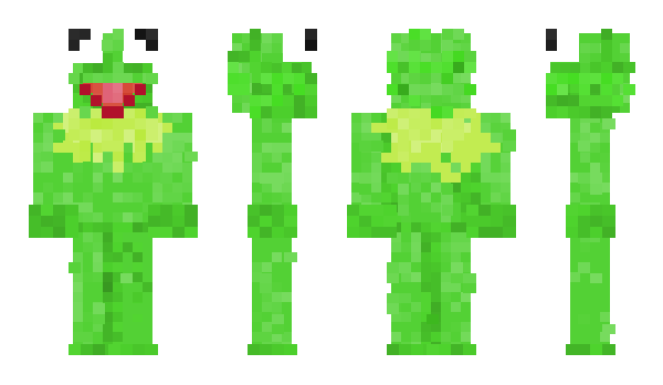 Minecraft skin frog7