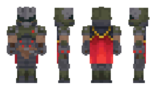 Minecraft skin DoomTheDarkAges