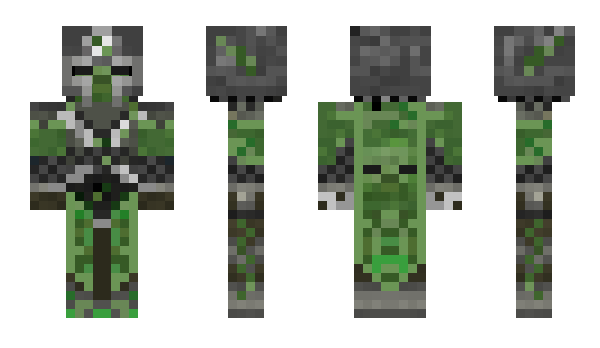 Minecraft skin BuleCreeper