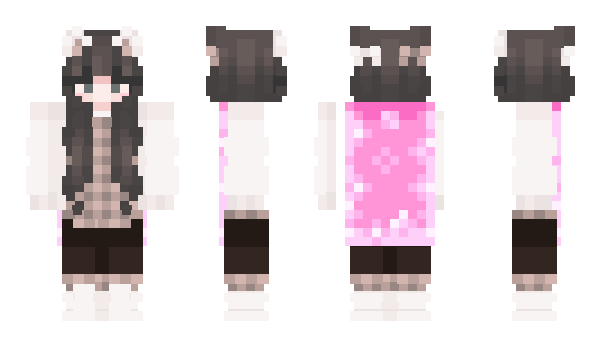 Minecraft skin BeeTheFoxGirl