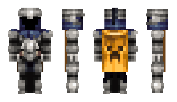 Minecraft skin KnightSolaire17