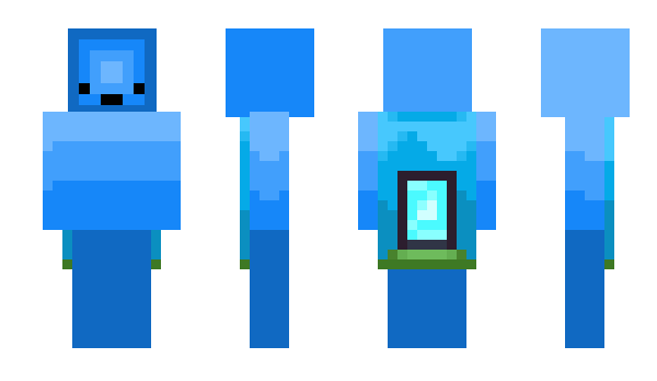 Minecraft скин по нику Real_Bluey