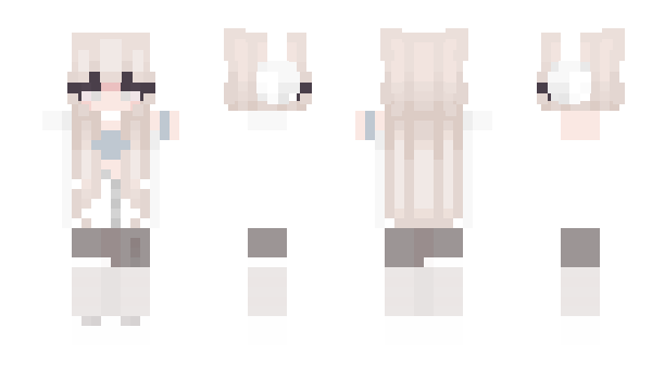 Minecraft скин по нику _une_fille_