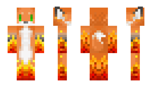 Minecraft skin FireFox3