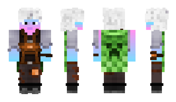 Minecraft skin HeCrystalL