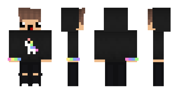 Minecraft skin RainbowBlaze