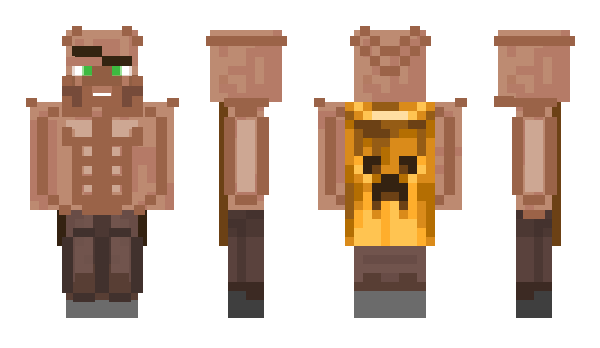 Minecraft скін по ніку ParrotsX2