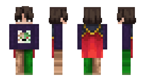 Minecraft скин по нику Purles