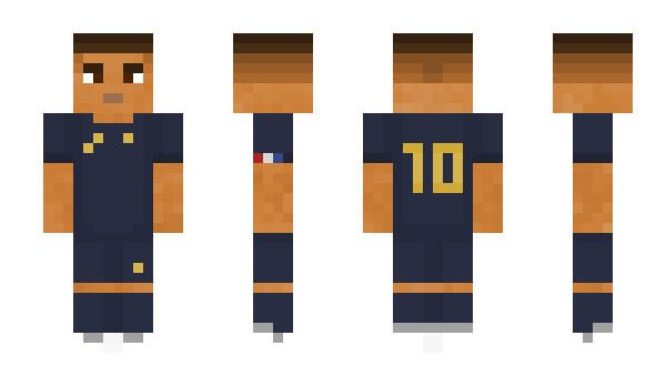 Minecraft skin mbappy