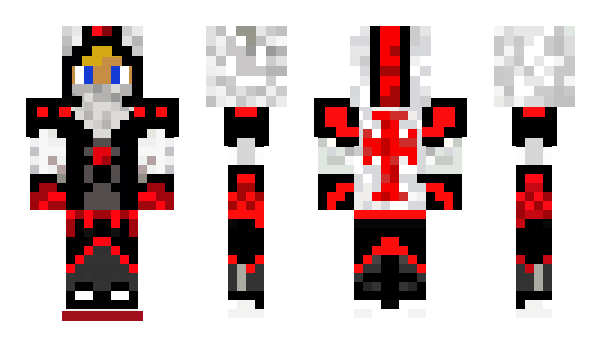 Minecraft skin NeonKrieger