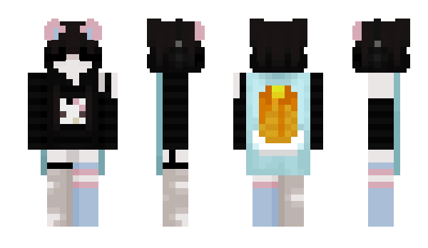 Minecraft скін по ніку HotTransGirlYuri