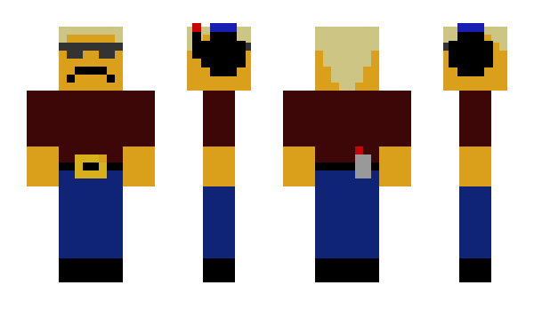 Minecraft skin Hakket