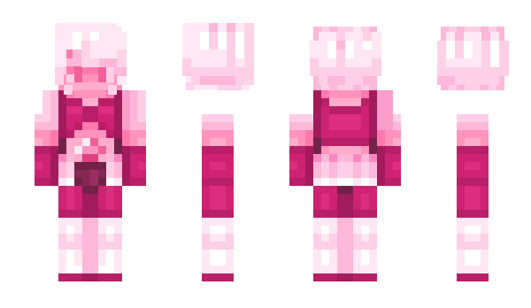 Minecraft skin Pink______