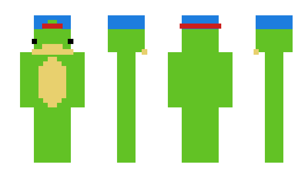 Minecraft skin Frogtofen