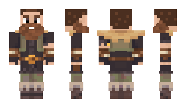Minecraft skin Grimnir