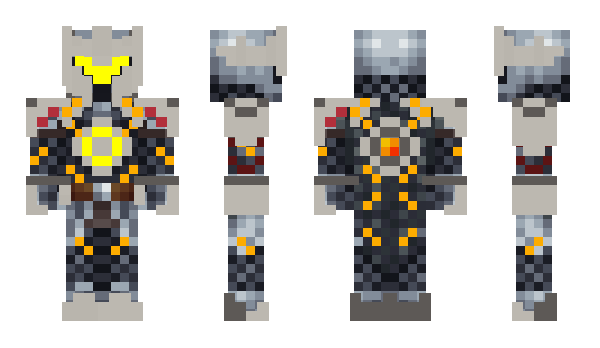 Minecraft skin Schwarzy
