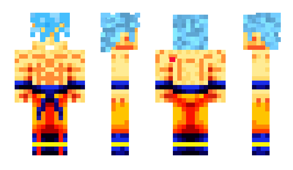 Minecraft skin gogetasuper