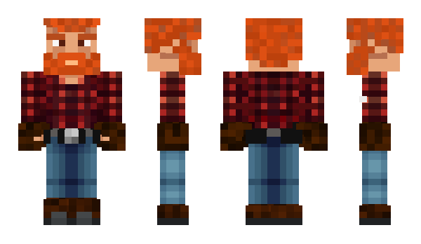 Minecraft skin redpotato59