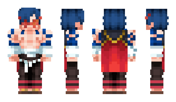 Minecraft skin Milkui