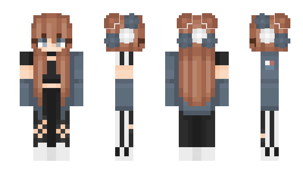 Minecraft skin Paula2002YT