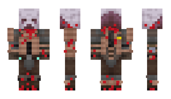 Minecraft skin Necromorph