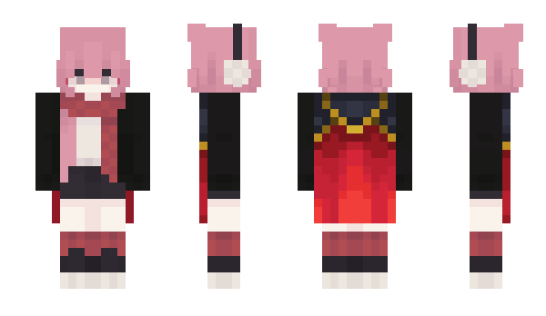 Minecraft skin Saki_Kurokoma