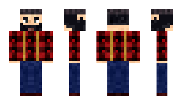 Minecraft skin lumberjack