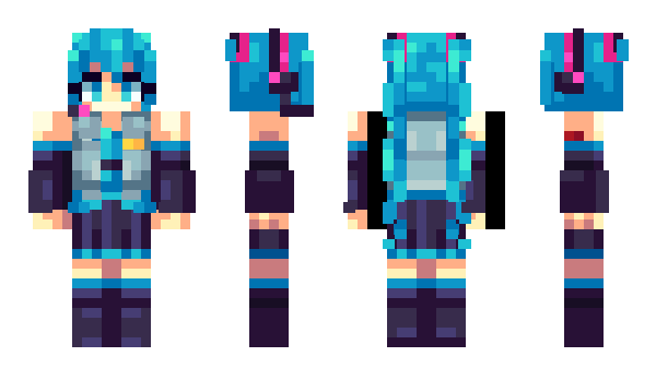 Minecraft скин по нику StrawberryAI