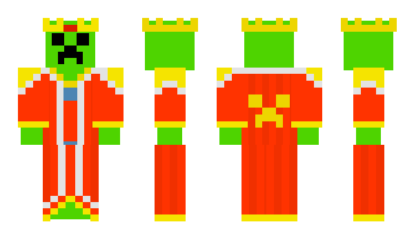 Minecraft скін по ніку Royalcreeper