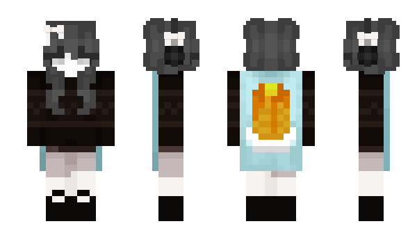 Minecraft skin blahajrip