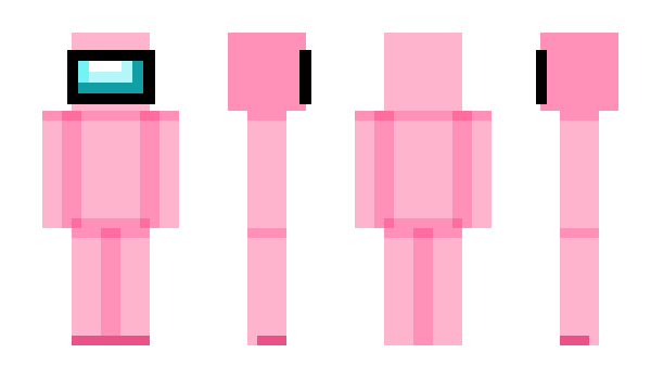 Minecraft skin PinkAmongUs