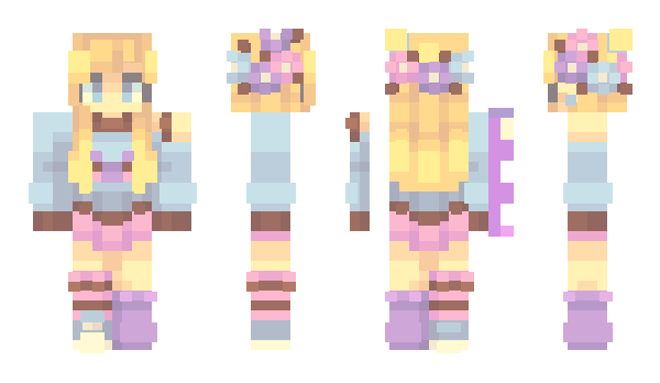 Minecraft скин по нику Starryway