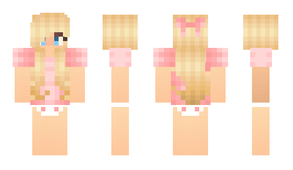 Minecraft скин по нику DiaperGirl