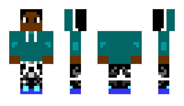 Minecraft skin FIGLET