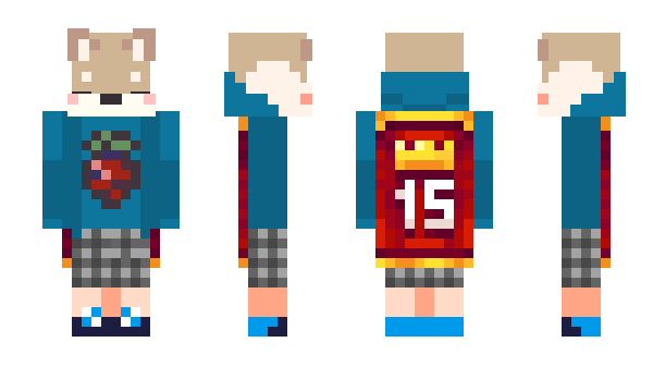 Minecraft skin Shibashibashi