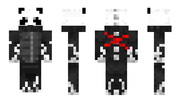 Minecraft skin ThePandaGhost