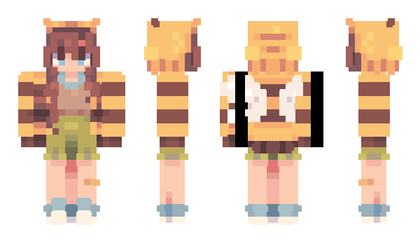 Minecraft skin YokaiGirl