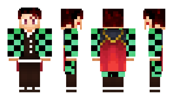 Minecraft skin Tanjiro59