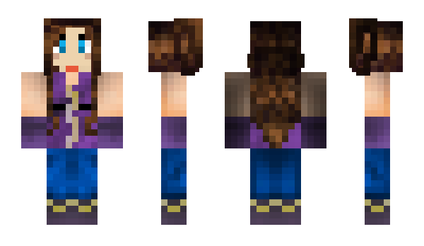 Minecraft skin Stronggirl
