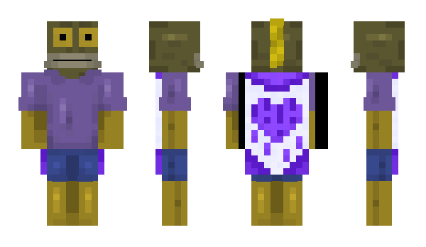 Minecraft skin hackedbyfuji