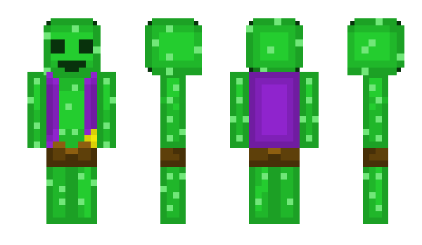 Minecraft skin AalglatteAnanas