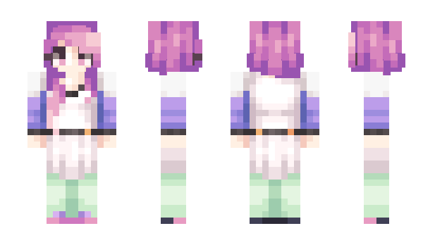 Minecraft skin SnowTail