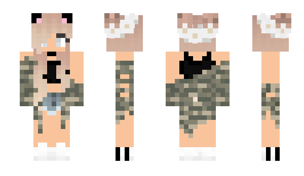 Minecraft skin Giuliana123