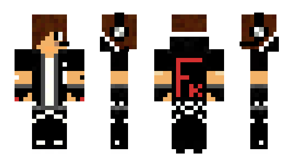 Minecraft skin Fankekas